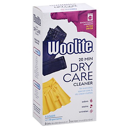 Woolite Dry Cleaner At Home Fresh Scent - 6 Count - Image 1
