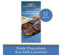 Ghirardelli Dark Chocolate Sea Salt Caramel Bar - 3.5 Oz
