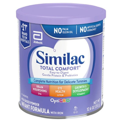 Similac Total Comfort Milk Based Powder Infant Formula With Iron In Can - 12.6 Oz - Image 2