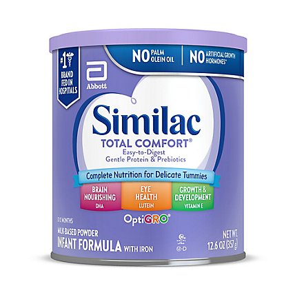 Similac Total Comfort Infant Formula With Iron In Can - 12.6 Oz - Image 1