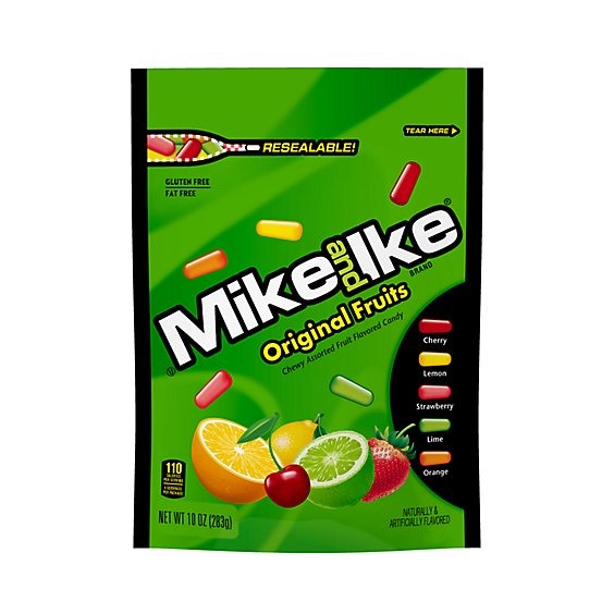 Mike And Ike Original Fruits Chewy Candy - 10 Oz