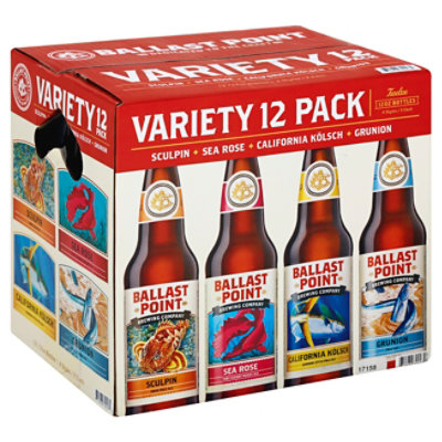 Ballast Point Variety Pack Botle - 12 Fl. Oz.