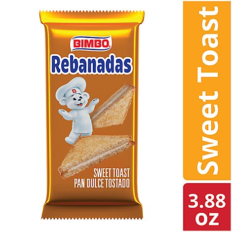 Bimbo Rebanadas Toast Creme Filled - 3.88 Oz