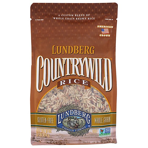 Lundberg Gourmet Blends Rice Country Wild Brown - 16 Oz
