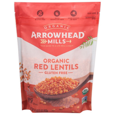 Arrowhead Mills Organic Lentils Red - 16 Oz - Image 2