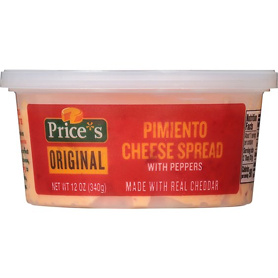 Prices Pimiento Cheese Spread Original - 12 Oz.