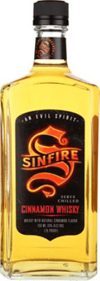 Sinfire Cinnamon Flavored Whiskey - 750 Ml - Image 1