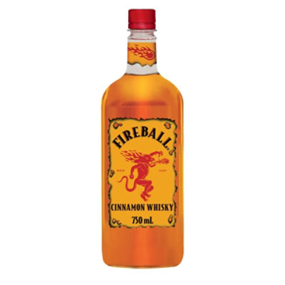 Fireball Hot Cinnamon Blended Whiskey 66 Proof In Plastic Bottle - 750 Ml - Image 1