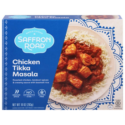 Saffron Road Chicken Tikka Masala Gluten Free Indian Frozen Meal - 10 Oz - Image 2