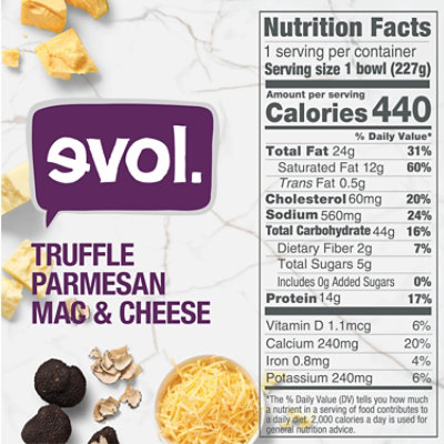 Evol All Natural Truffle Parmesan Mac & Cheese - 8 Oz - Image 4