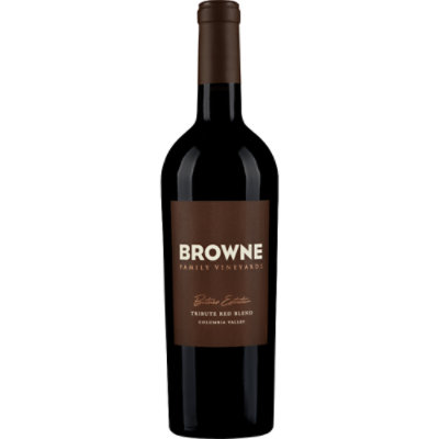 Browne Family Vineyards Tribute Red Blend Bitner Estate Washington - 750 Ml - Image 1