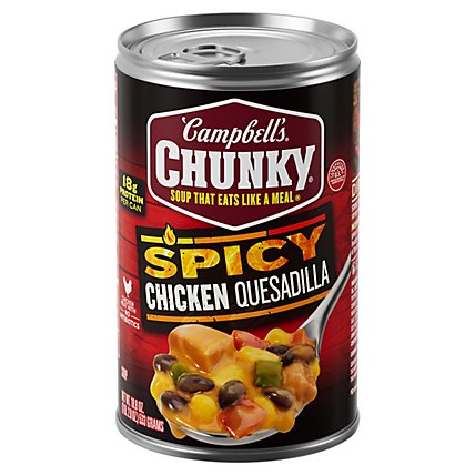 Campbells Chunky Soup Spicy Chicken Quesadilla - 18.8 Oz - Image 2