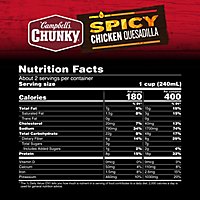 Campbells Chunky Soup Spicy Chicken Quesadilla - 18.8 Oz - Image 5