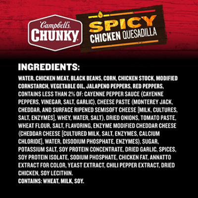 Campbell's Chunky Spicy Chicken Quesadilla Soup - 18.8 Oz - Image 5