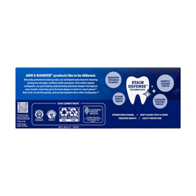 ARM & HAMMER Advance White Toothpaste Fluoride Anticavity Fresh Mint Flavor - 2-6 Oz - Image 4