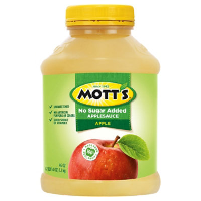 Motts Applesauce Natural Jar - 46 Oz
