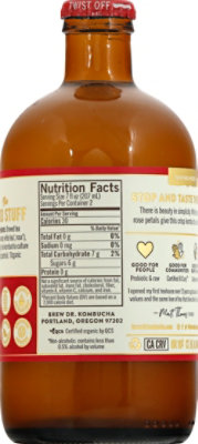 Brew Dr Kombucha White Rose - 14 Fl. Oz. - Image 6