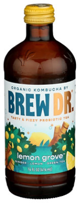 Brew Dr. Kombucha Organic Kombucha Ginger Lemon - 14 Fl. Oz. - Image 2