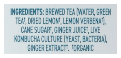 Brew Dr. Kombucha Organic Kombucha Ginger Lemon - 14 Fl. Oz. - Image 4