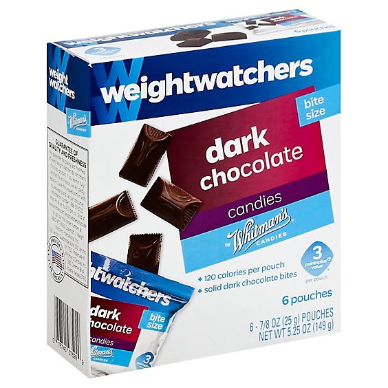 weightwatchers Bite Size Solid Dark Chocolates - 5.25 Oz