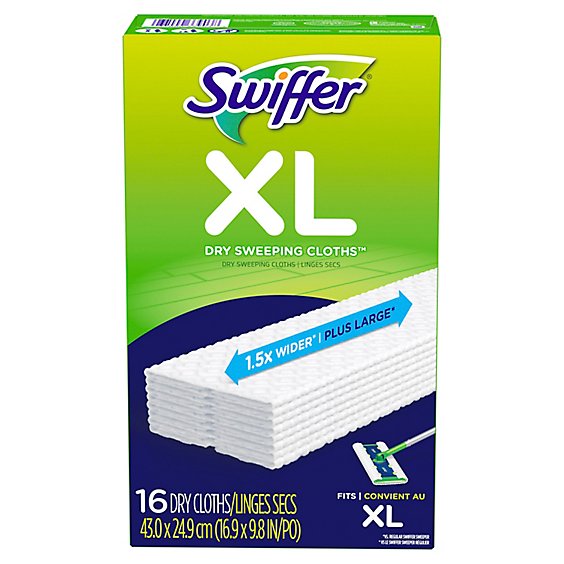 Swiffer Extra Large Dry Sweeping Cloths - 16 Count