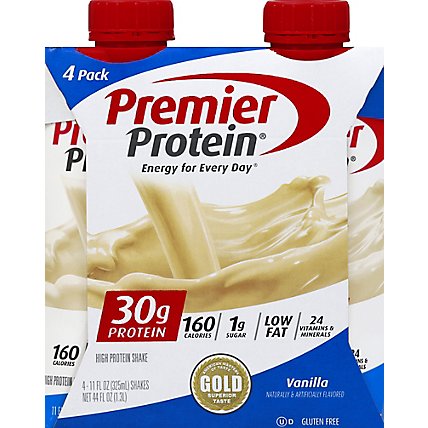 Premier Protein Energy For Everyday Protein Shake Vanilla - 4-11 Fl. Oz. - Image 2