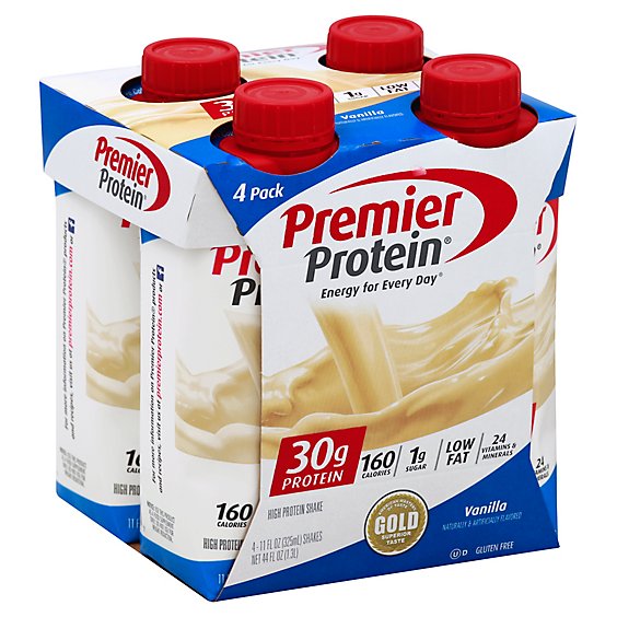 Premier Protein Energy For Everyday Protein Shake Vanilla - 4-11 Fl. Oz.