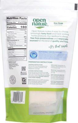 Open Nature Halibut Pacific Steaks Wild Caught - 12 Oz - Image 5