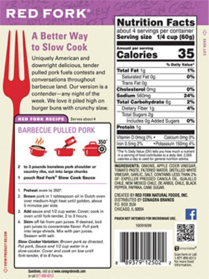 Red Fork Slow Cook Sauce Smoky Pulled Pork Pouch - 8 Oz - Image 4