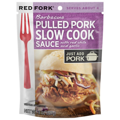 Red Fork Slow Cook Sauce Smoky Pulled Pork Pouch - 8 Oz - Image 1