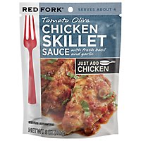 Red Fork Skillet Sauce Tomato Olive Chicken Pouch - 8 Oz - Image 1