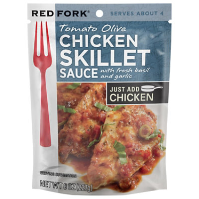 Red Fork Skillet Sauce Tomato Olive Chicken Pouch - 8 Oz