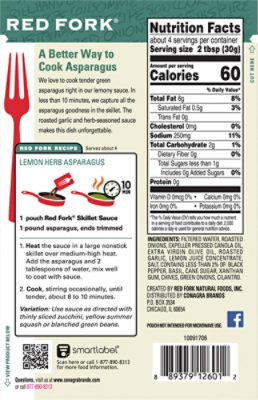 Red Fork Skillet Sauce Lemon Herb Asparagus Pouch - 4 Oz - Image 4