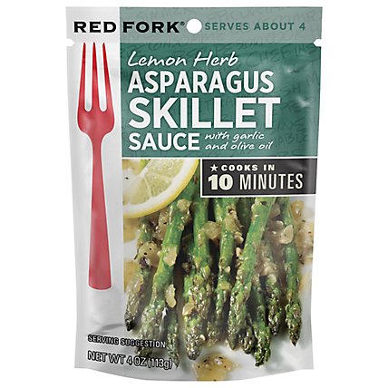 Red Fork Skillet Sauce Lemon Herb Asparagus Pouch - 4 Oz - Image 1