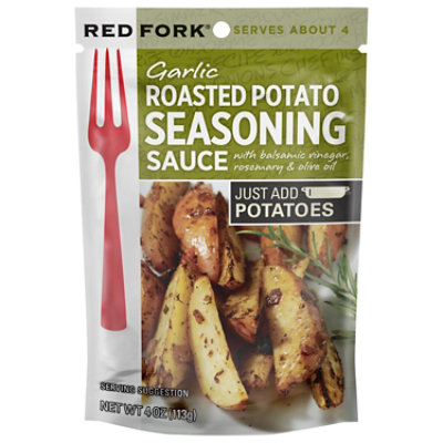 Red Fork Seasoning Sauce Garlic Roasted Potato Pouch - 4 Oz