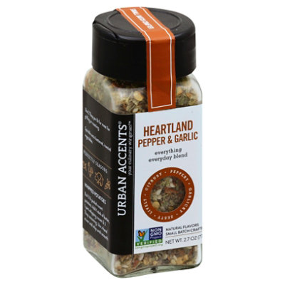 Urban Accents Seasoning Blend Heartland Pepper & Garlic - 2.7 Oz