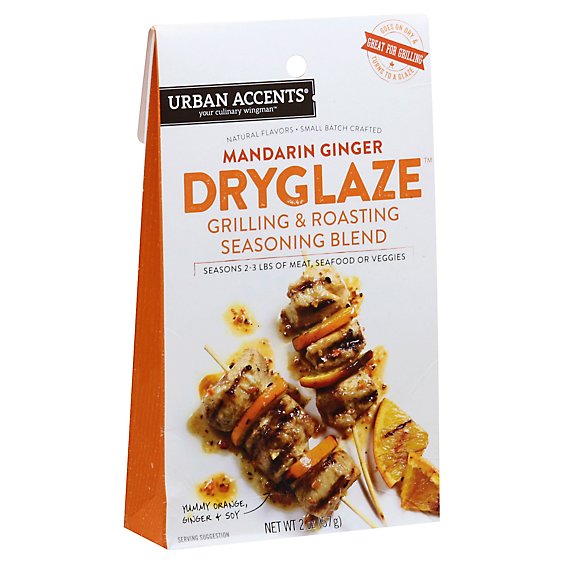 Urban Accents Dry Glaze Mandarin Ginger Teriyaki Orange & Ginger - 2 Oz