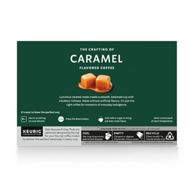 Starbucks 100% Arabica Naturally Flavored Caramel K Cup Coffee Pods Box 10 Count - Each - Image 7