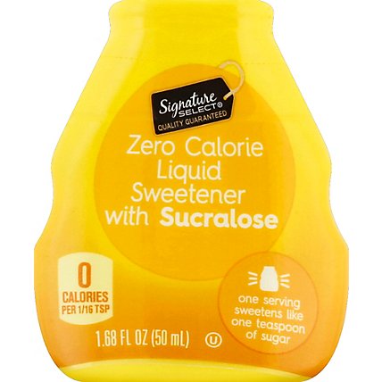 Signature SELECT Liquid Sweetener Zero Calorie Sucralose - 1.68 Oz - Image 2
