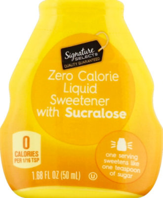 Signature SELECT Liquid Sweetener Zero Calorie Sucralose - 1.68 Oz - Image 2