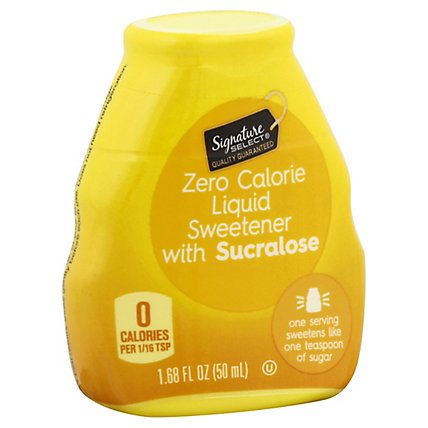 Signature SELECT Liquid Sweetener Zero Calorie Sucralose - 1.68 Oz - Image 1
