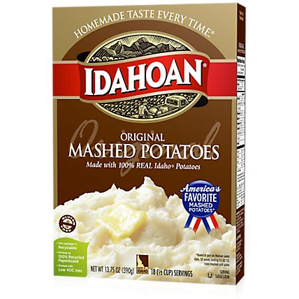 Idahoan Original Mashed Potatoes Box - 13.75 Oz - Image 1