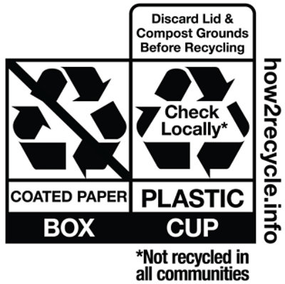 O Organics Organic Coffee Single Serve Cups Dark Roast French Roast Decaf - 12-0.38 Oz - Image 3