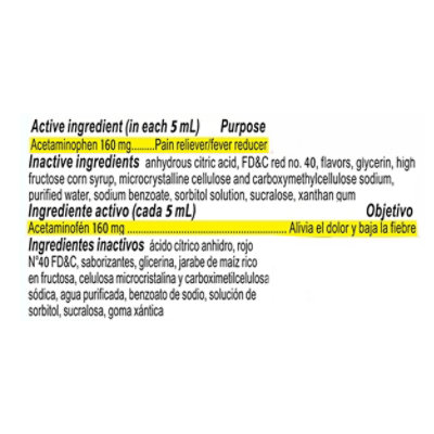 Tylenol Infants Drops Acetaminophen Suspension Cherry Flavor - 2 Fl. Oz. - Image 3