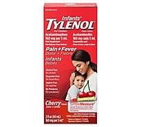 Tylenol Infants Drops Acetaminophen Suspension Cherry Flavor - 2 Fl. Oz.