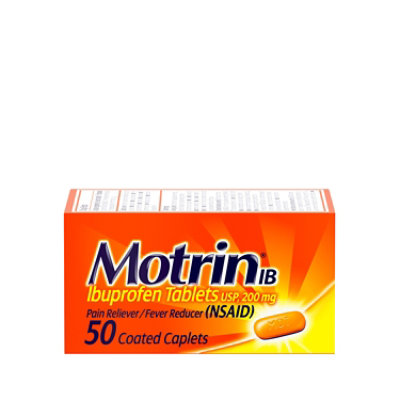 Motrin Ib Caplets 200 Mg - 50 Count - Image 2