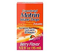 Motrin Infants Drops Concentrated Ibuprofen Suspension Original Berry Flavr - .5 Fl. Oz.