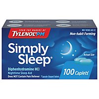 Simply Sleep Caplets 25 Mg - 100 Count - Image 3