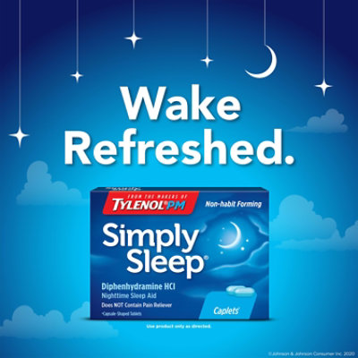 Simply Sleep Caplets 25 Mg - 100 Count - Image 2