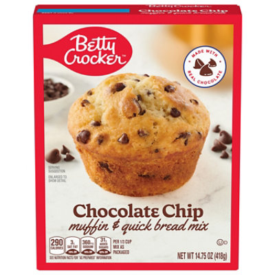 Betty Crocker Muffin & Quick Bread Mix Chocolate Chip - 14.75 Oz - Image 3